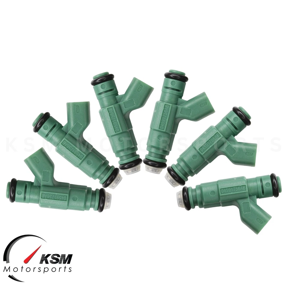 6 x Inyectores de combustible OEM 0280156036 para Dodge Intrepid Stratus 2001-2003 2,7 L V6 Foto 1 de 4