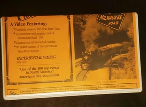 VHS selten - New River Train Steam Excursion - Milwaukee Road - 261 - Railroad RR - Bild 1 von 5