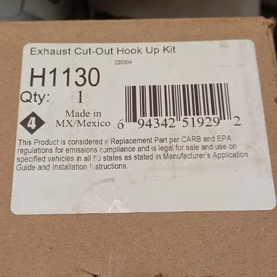 Patriot 2.5 Inch Exhaust Cutouts Kit H1130 - Image 1 of 4