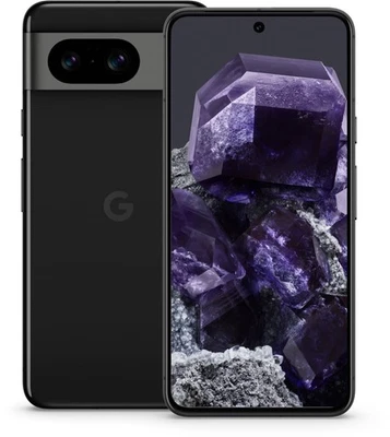 Google Pixel 8 128GB schwarz Smartphone 5G 8GB RAM 50MP - SEHR GUT REFURBISHED - Bild 1 von 4