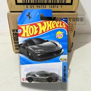 Hot Wheels NEU Mainline Case P 2025 Ferrari SF90 Stradale Grey Long Card - Bild 1 von 9