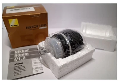 Near Mint Nikon 50mm F/1.2 AI-s MF Lens Boxed Complete Collector's Condition +++ - Image 1 of 4