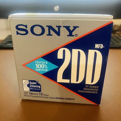 NUEVO NUEVO EN PAQUETE Sony MFD-2DD 3,5 pulgadas micro disquete doble densidad caja de 10 Foto 1 de 3
