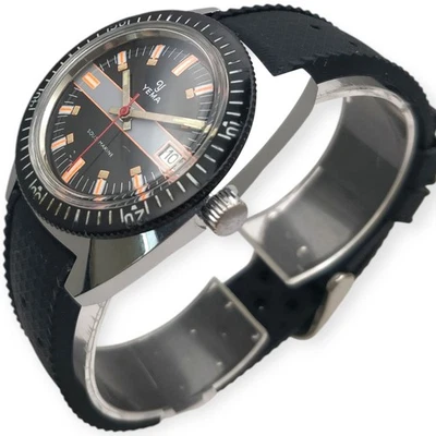 Yema Sous-Marine 36mm Años 1970 Cal Méca Fe 140 Lebrocantheure Reloj Vintage - Imagen 1 de 4