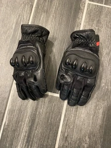Sedici Black Leather Motorcycle Gloves Size XS  Streetwear Women’s - Bild 1 von 3
