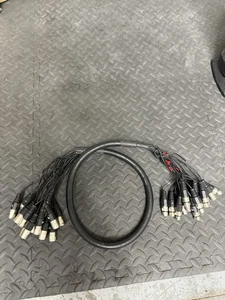 16 Kanal XLR Snake Kabel Pro Audio Schlange Aufnahme Mixer 5 Fuß - Bild 1 von 6