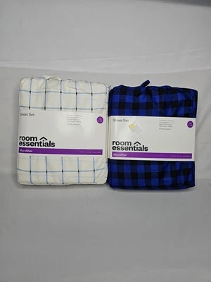2 Room Essentials Microfiber Twin/XL Twin Sheet Set 3-piece NEW - Image 1 of 3