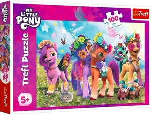 NEW Trefl Jigsaw Puzzle 100 Pieces 5+ Ages My Little Pony Funny Ponies - Picture 1 of 2