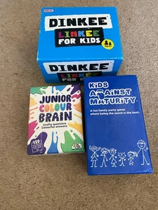 Kinder Spielepaket - Dinkee Linkee - Kids Against Maturity - Junior Colour Brain - Bild 1 von 10