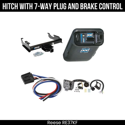 Hitch Tow PKG+ Brake Control For 63-87 Chevy GMC C/K 99-00 Ford F-350 Super Duty - Image 1 of 4