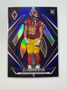 2024 Panini Phoenix Blue Fade Rookie #202 Jer'Zhan Newton 052/249 - Imagen 1 de 2