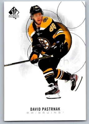 2020-21 SP Authentic David Pastrnak Boston Bruins #50 - Image 1 of 2