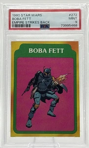 1980 Star Wars Boba Fett Empire Strikes Back #272 RC Sticker PSA 9 (2 Higher) - Picture 1 of 2