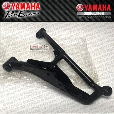 NEW YAMAHA GRIZZLY KODIAK 550 700 YFM OEM BLACK FRONT LOWER LEFT CONTROL A-ARM - Image 1 of 4
