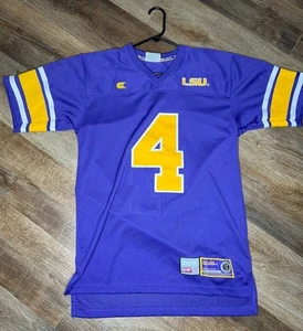 College Equipment LSU Tigers Jersey Number 4 Size S PURPLE - Picture 1 of 10