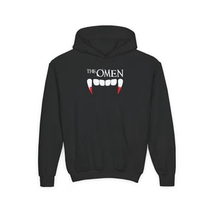 The Omen Youth Heavy Blend Hooded Sweatshirt - Picture 1 of 13