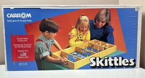 Vintage Carrom SKITTLES Spinning-Top BowlIng Game w Orig Box - Good Condition - Picture 1 of 17