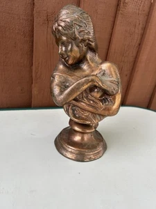 Büste Skulptur Metall Bronze Stil - Bild 1 von 5