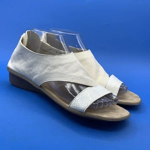 Sesto Meucci Everly Shield Sandals Made in ITALY Casual Leather - Size 9N NARROW - Picture 1 of 10