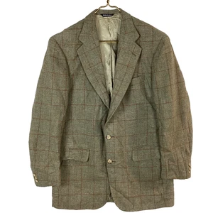 Vintage Ralph Lauren Polo University Club Princeton Harris Tweed Blazer Size 44 - Picture 1 of 5