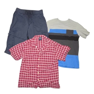 Jungen gemischtes Paket mit 3 Shorts & Shirts Größe 6-7 Cherokee - Bild 1 von 11
