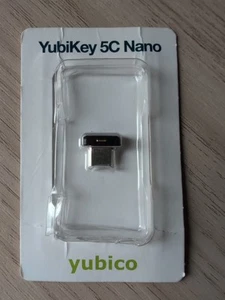 Yubico YubiKey 5c Nano Dwuskładnikowy klucz bezpieczeństwa uwierzytelniania - nieotwarte pudełko - Zdjęcie 1 z 2