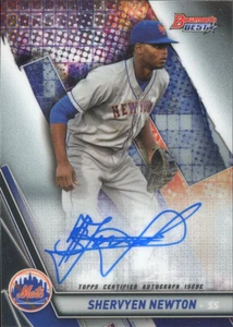 2019 BOWMAN'S BEST SHERVYEN NEWTON BEST OF 2019 AUTO NEW YORK METS - Picture 1 of 1