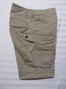 G-STAR Raw Men's ROVIC ZIP Relaxed Beige Cargo Shorts D08566-5126-239 Size 36 - Picture 1 of 16