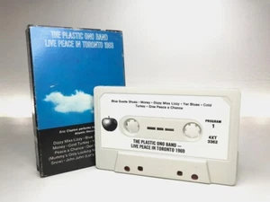 Plastic Ono Band LIVE PEACE IN TORONTO Cassette**US 1ST ISSUE 1969** VERY SCARCE - Picture 1 of 15