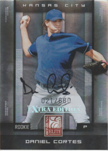 Daniel Cortes 2008 Donruss Elite Extra Edition autograph auto card 117 /680
