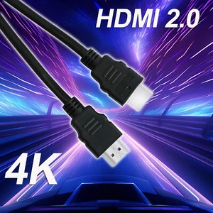 HDMI CABLE 5ft, 1.5m HIGH-SPEED For BLURAY DVD PS3 HDTV XBOX LCD TV LAPTOP PC - Picture 1 of 9