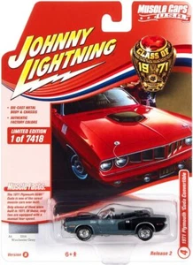 Johnny Lightning - 1:64 Muscle Cars USA 1971 Plymouth 'Cuba (BBJLMC026B4) - Picture 1 of 1