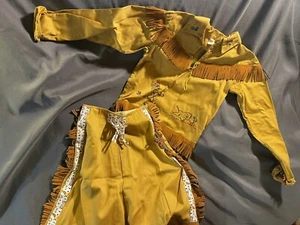 Vintage Lot  Walls of Texas 50's Child's SZ 12 Native Southwest Cowboy Fringe - Picture 1 of 22
