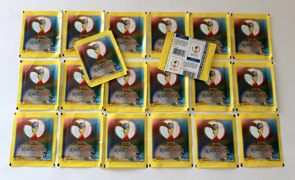 Panini World Cup WC WM Korea Giappone 2002 02 – 20 Bustine Pacchetti Sobres