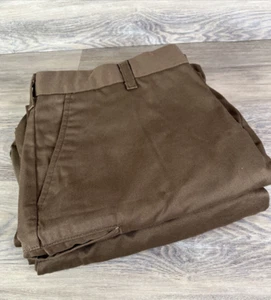2 Stück Wearguard UPS Herrenhosen Größe 38 x 30 braun vorne flach Arbeitskleidung Uniform - Bild 1 von 9