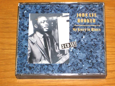EU ISSUE NEAR MINT BLUES 3-CD BOX SET - JOHN LEE HOOKER - "MY STORY IS BLUES" - Image 1 of 4