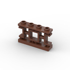 Lego 2x Zaun Gatter 1x4x2 fence 32932 braun reddish brown
