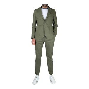 ABITO COMPLETO CERIMONIA UOMO MANUEL RITZ 3632A3728JC 243374 38 VERDE ORIGINALPE - Picture 1 of 6