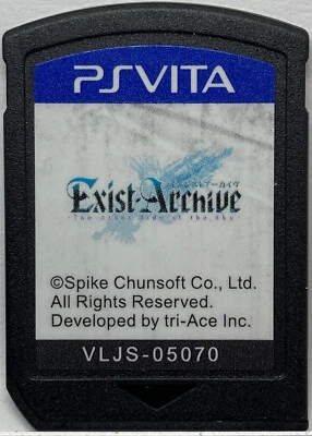 PS VITA Cartridge Sony Exist Archive Japanese Games - Image 1 of 2