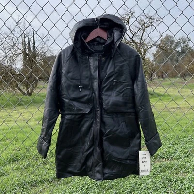 Vintage Deadstock Y2K Excelled Collection Leather Jacket Size XS/S - Image 1 of 4