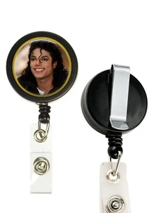 1 Star Singer ID Card Reel, Belt Clip, Extends up to 24", Black #2 - Picture 1 of 1