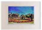 640094 Queen's Gardens Colwyn Bay A2 Picture Frame Watercolour print