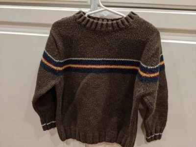 Свитер The Children's Place для мальчиков размер XS 4 коричневый  - Изображение 1 из 2