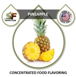 Pineapple Food Flavor - Concentrated Food Flavoring - 1oz/30ml - SageFox - FL051 - Picture 1 of 3