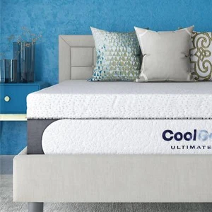 King Size Plush Orthopedic Cooling Gel Memory Foam 14" Mattress 2 Free Pillows - Picture 1 of 24
