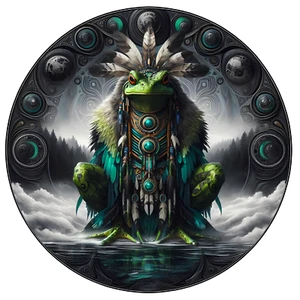 Frog Totem Decal - Spirit Animal Decal - Native American Totem Decal - Picture 1 of 1