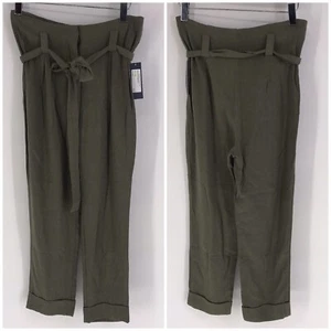 NWT DOWNEAST PANTS Casual Tie Waste Zip SMALL - Bild 1 von 5