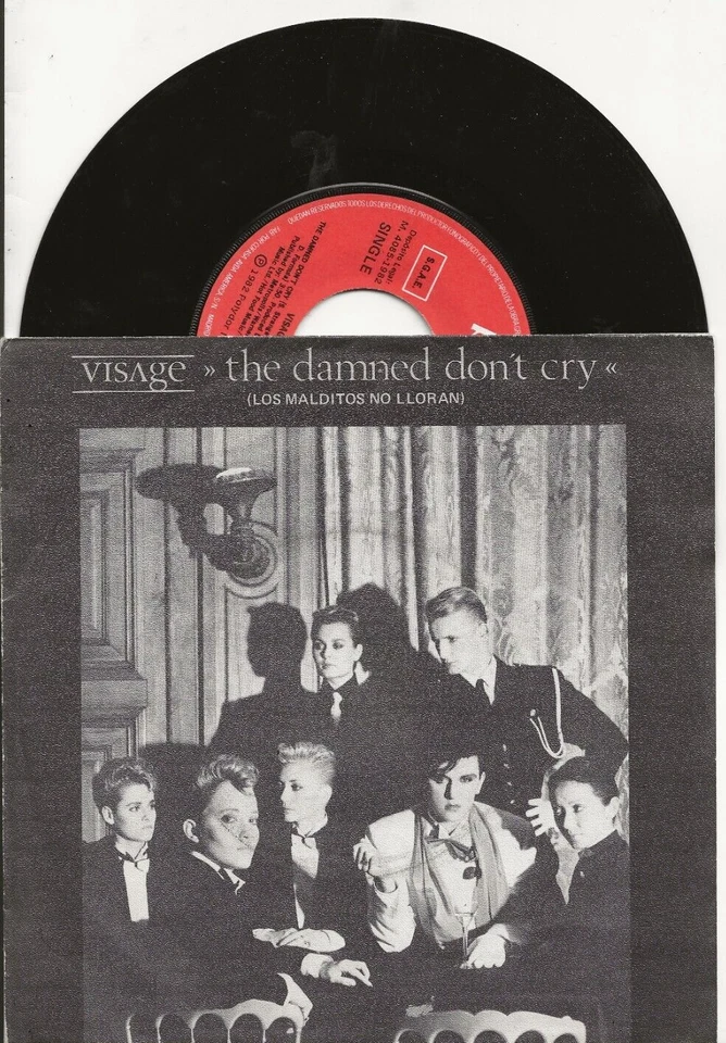 VISAGE ULTRAVOX THE DAMNED DON'T CRY RARE ORIGINAL SINGLE FROM SPAIN - Image 1 of 1