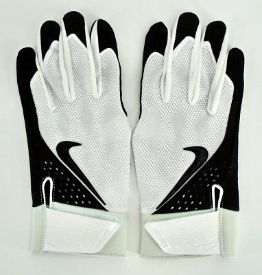 Guantes de bateo Nike Alpha Select para hombre grandes blancos/negros Foto 1 de 4