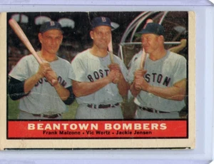 1961 Topps Beantown Frank Malzone Bombers Boston Red Sox #173 ⭐️💥🎯 Original - Picture 1 of 2